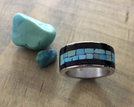 Turquoise Inlay Ring - from 2015